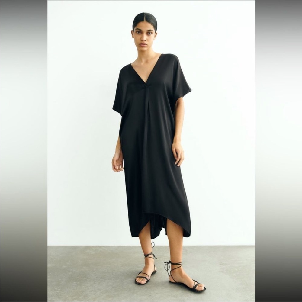 Zara Satin Tunic Dress in Size XL